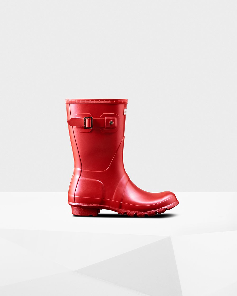 Womens Hunter Short Rain Boots Red - Original Nebula - 5180439-FD